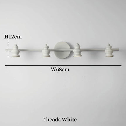 Applique murale LED américaine pour miroir de salle de bains avec ampoules offertes — LZ4X9J