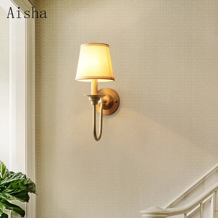 Applique murale en tissu doré pour décoration intérieure — LZ4X9T2
