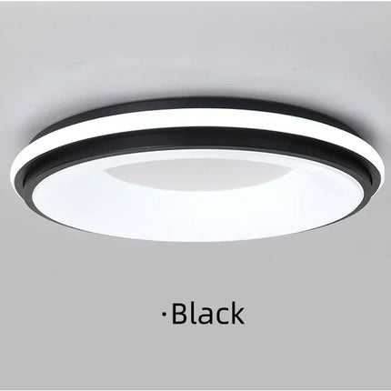Plafonnier LED circulaire moderne style nordique pour chambre et salon — LZ4X9P