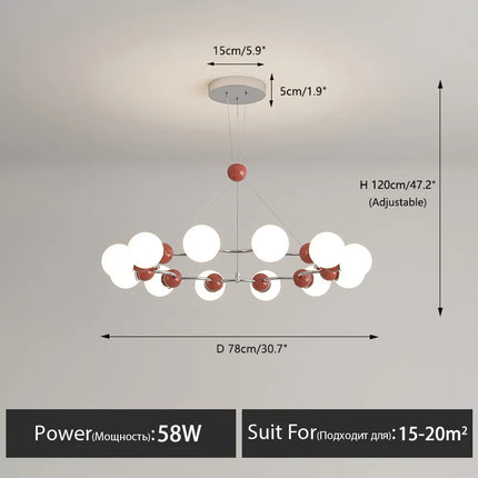 Lustre suspension décoratif moderne pour intérieur — LZ4X7Q