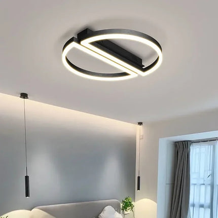 Plafonnier LED au style industriel moderne pour intérieur — LZ4X9P2