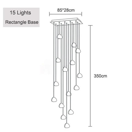 Suspension nordique en cristal pour décoration élégante — LZ4N7Q2