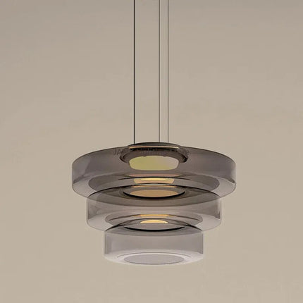 Lustre en verre minimaliste italien