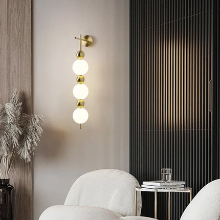Applique murale LED en métal avec boule acrylique et variateur d’intensité — LZ4X9P2