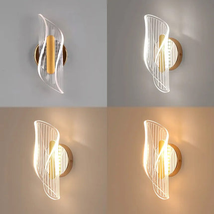 Applique murale LED moderne en acrylique pour salon et chambre — LZ4X9T2