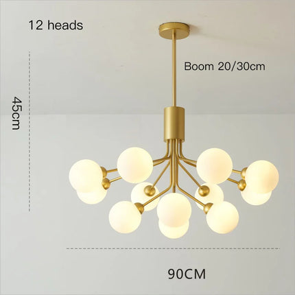 Lustre boule en verre pour intérieur moderne — LZ4X9P2