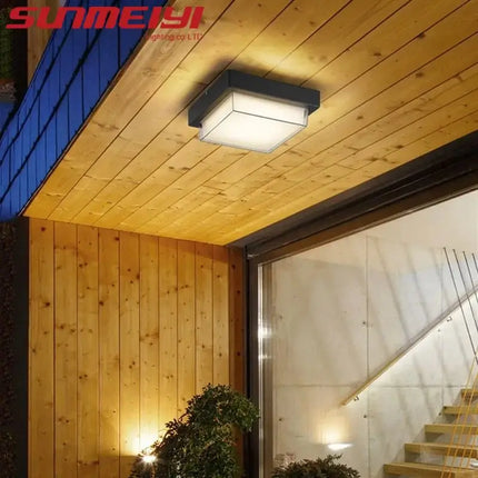 Plafonnier étanche moderne pour extérieur, jardin et balcon — LZ4X9T