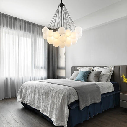 Suspension en verre au design nordique pour décoration intérieure de luxe — LZ4X9T2