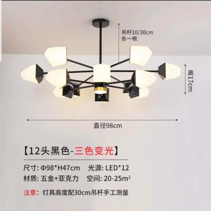 Lustre LED moderne pour éclairage intérieur enchanteur — LZ4X9T2
