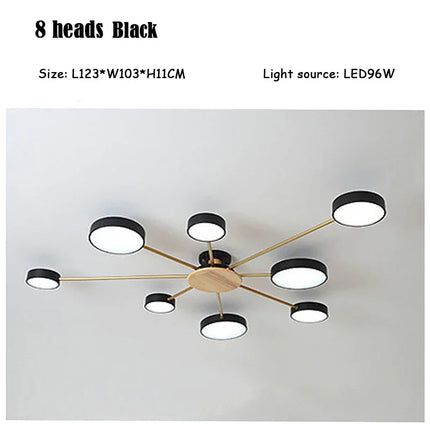 Plafonnier LED moderne et créatif pour décoration intérieure — LZ4F9X2