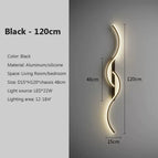 Noir120cm / Blanc froid