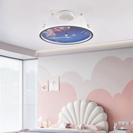 Plafonnier moderne décoratif cœur style dessin animé fille — LZ4Q9X2
