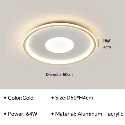 Plafonnier LED design moderne pour décoration intérieure — LZ4M9X2