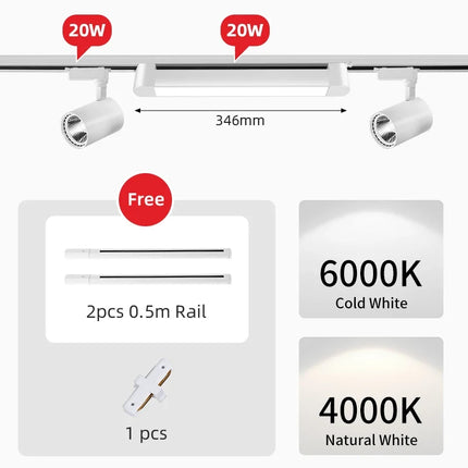 plafonnier sur rail design pour intérieur et éclairage moderne