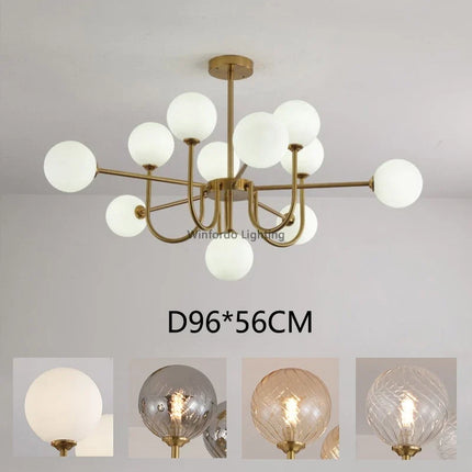 Lustre LED moderne en forme de haricot magique — LZ4X9Q2