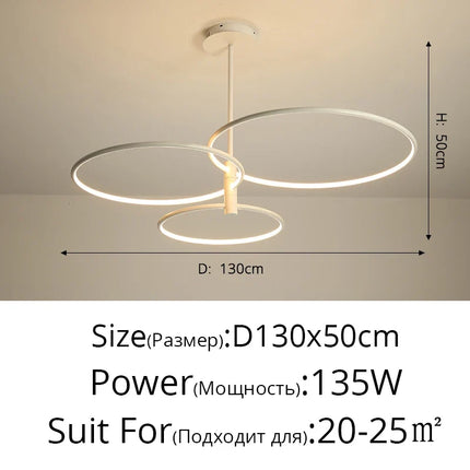 Lustre LED moderne et créatif pour éclairage intérieur de luxe — LZ4X9P