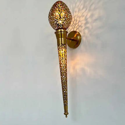 Applique murale marocaine sculptée à LED pour intérieur — LZ4X9Q2