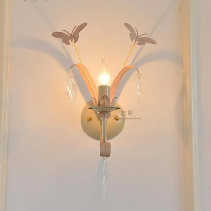 Applique murale LED papillon pour décoration lumineuse chambre enfant — LZ4X9J