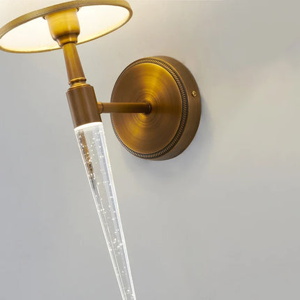 Applique murale rétro en cristal pour salon et chambre — LZ4X9T