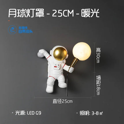 Applique murale astronaute pour décoration chambre enfant — LZ4X9T