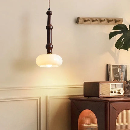 Suspension moderne en bois et verre au design créatif — LZ4X9T