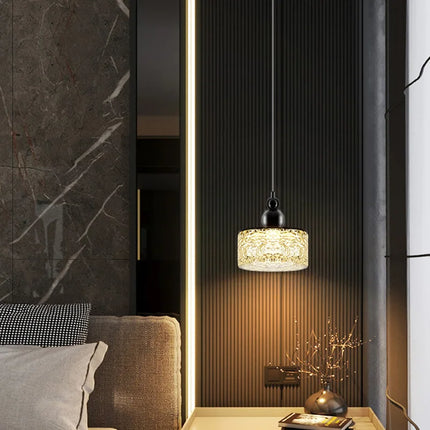 Lustre LED ajustable en résine et métal — LZ4G7Q2