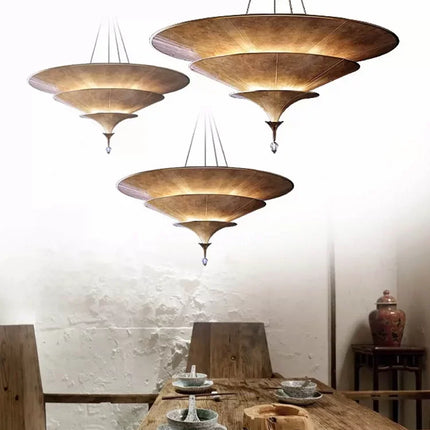 Lustre d’ambiance asiatique style bouddhiste pour décoration wabi sabi — LZ4XJ9