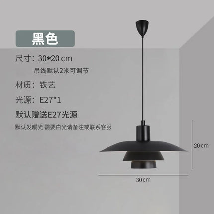 Lustre danois créatif en forme de soucoupe volante pour café et restaurant — LZ4X9M