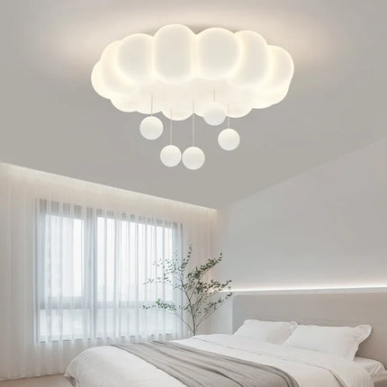 Lustre boule ronde à abat-jour étoile avec télécommande et gradation — LZ4X9T2