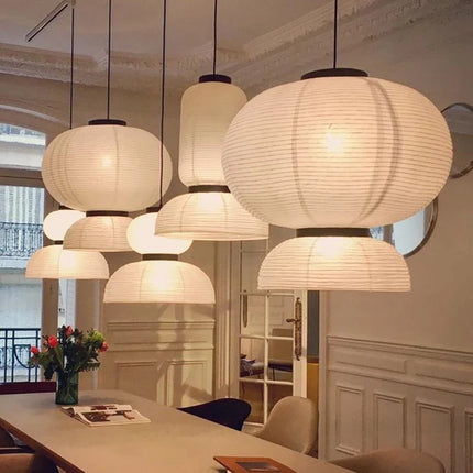 Suspension design danoise en papier de riz blanc — LZ4X9T2