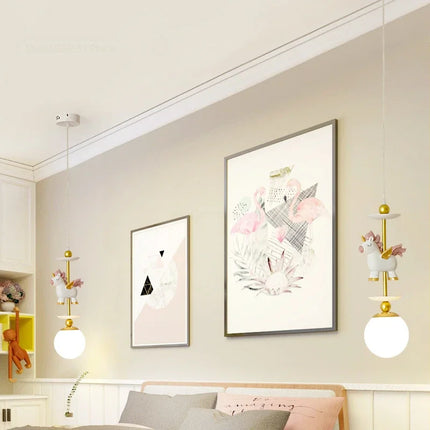 Suspension LED créative style nordique pour chambre enfant — LZ7X9B