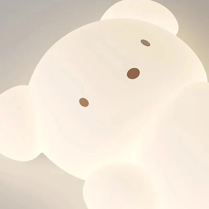 Plafonnier lumineux ours en skateboard pour chambre d’enfant moderne — LZ4X9T