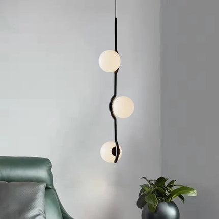 Suspension en verre pour décoration intérieure sans ampoule — LZ4D9XQ