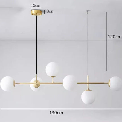 Lustre LED décoratif pour salle à manger, éclairage intérieur moderne — LZ4X9P2