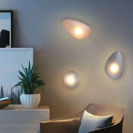 Applique murale LED galet coloré décorative — LZ4X9P