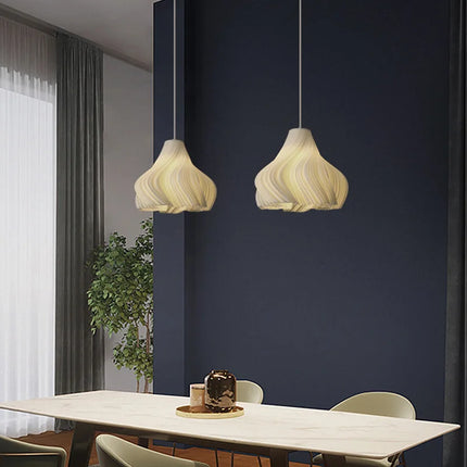 Lustre nordique petit modèle en forme de pétale pour ambiance chaleureuse — LZ4XJ9