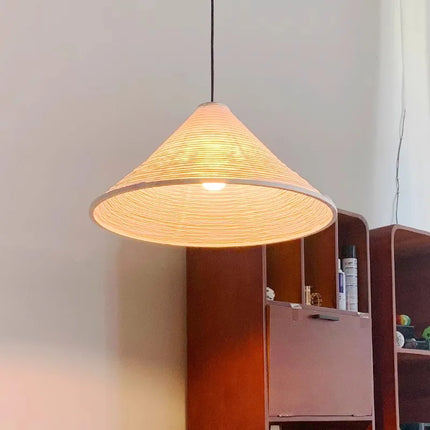 Lustre suspension japonais en papier de riz avec LED — LZ4X9P