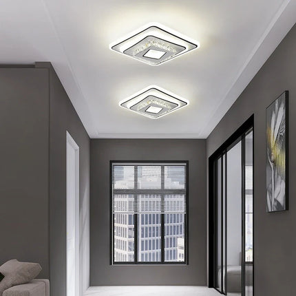 Plafonnier LED créatif en cristal au design minimaliste — LZ7QX2