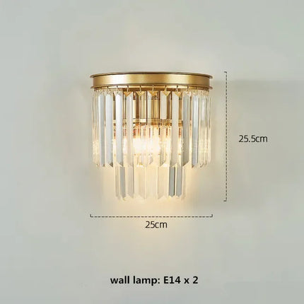 Lustre en cristal de luxe style italien pour intérieur — LZ4X9M