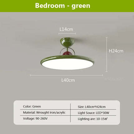 Plafonnier LED nordique en fer style soucoupe volante — LZ4X9JQ