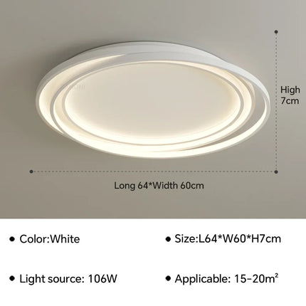 Lustre LED ultra mince pour décoration intérieure moderne — LZ4X9T