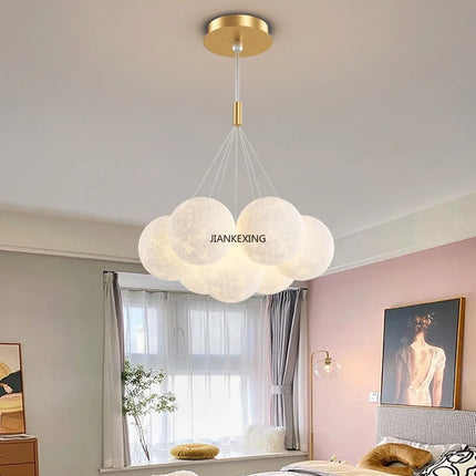 Suspension luminaire moderne LED boule à bulles décorative — LZ4X9T7