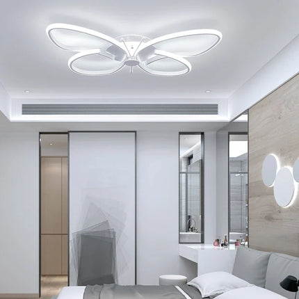 Plafonnier LED décoratif papillon à intensité variable moderne — LZ4X9T1