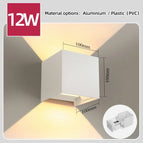 ABS Plastics PVC / 12W Square White / CHINA | Warm light