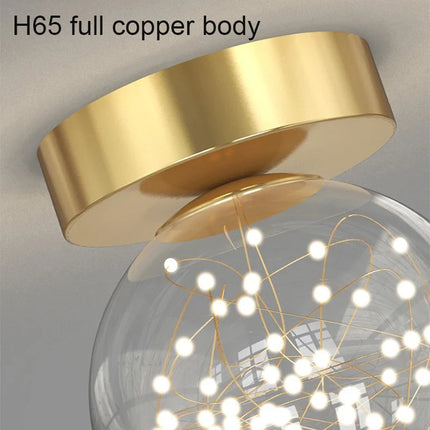 Plafonnier LED nordique pour salon, chambre et couloir — LZ4X9P2