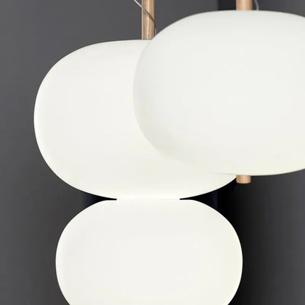 Lustre suspension LED en verre style nordique pour décoration — LZ4X9P