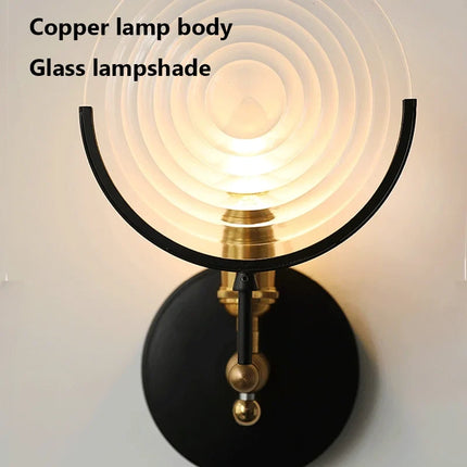 Applique murale rétro en verre pour éclairage contemporain — LZ4T9XQ