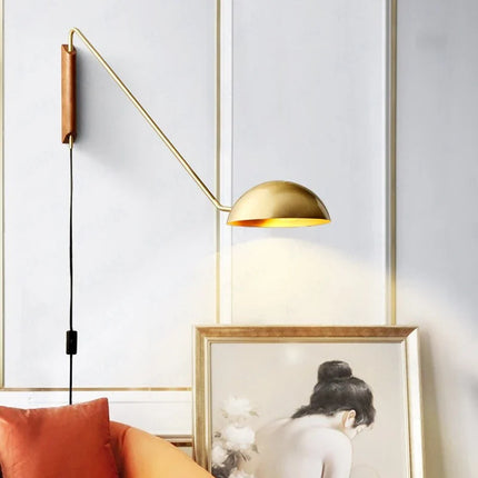 Applique murale postmoderne à bras long pour hôtel et bureau — LZ4X9T1