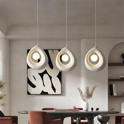 Lustre LED japonais créatif pour décoration intérieure artistique — LZ4X9Q7