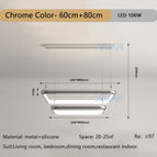 Chromé 60 80cm / 3 Température de couleur